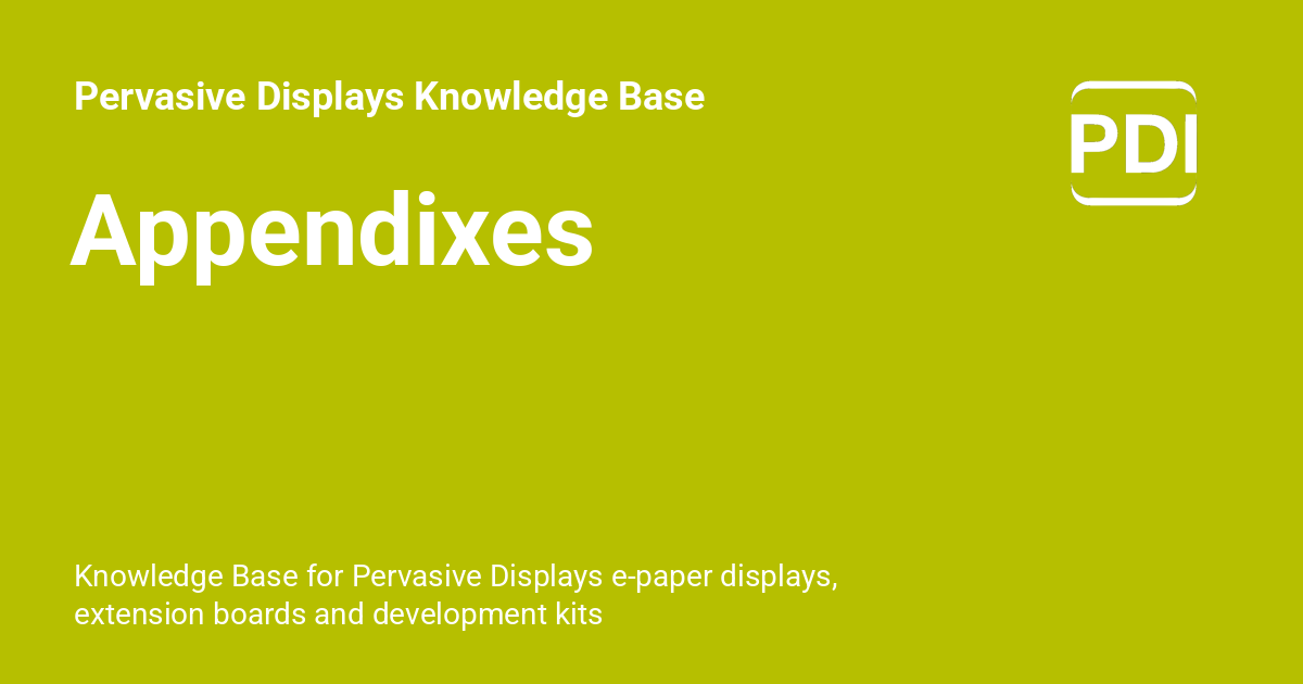 Appendices - Pervasive Displays Knowledge Base