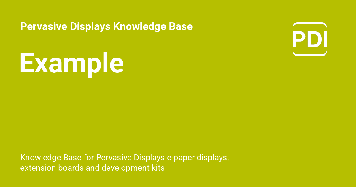 Example - Pervasive Displays Knowledge Base