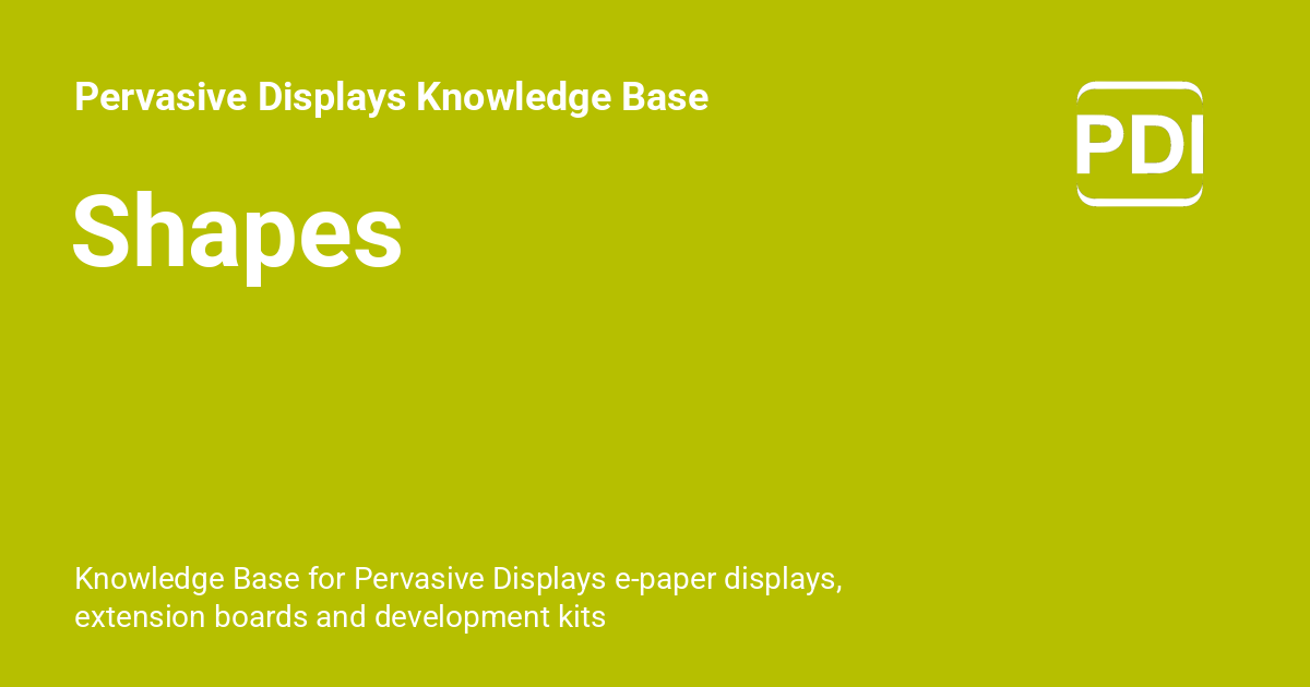 Shapes - Pervasive Displays Knowledge Base