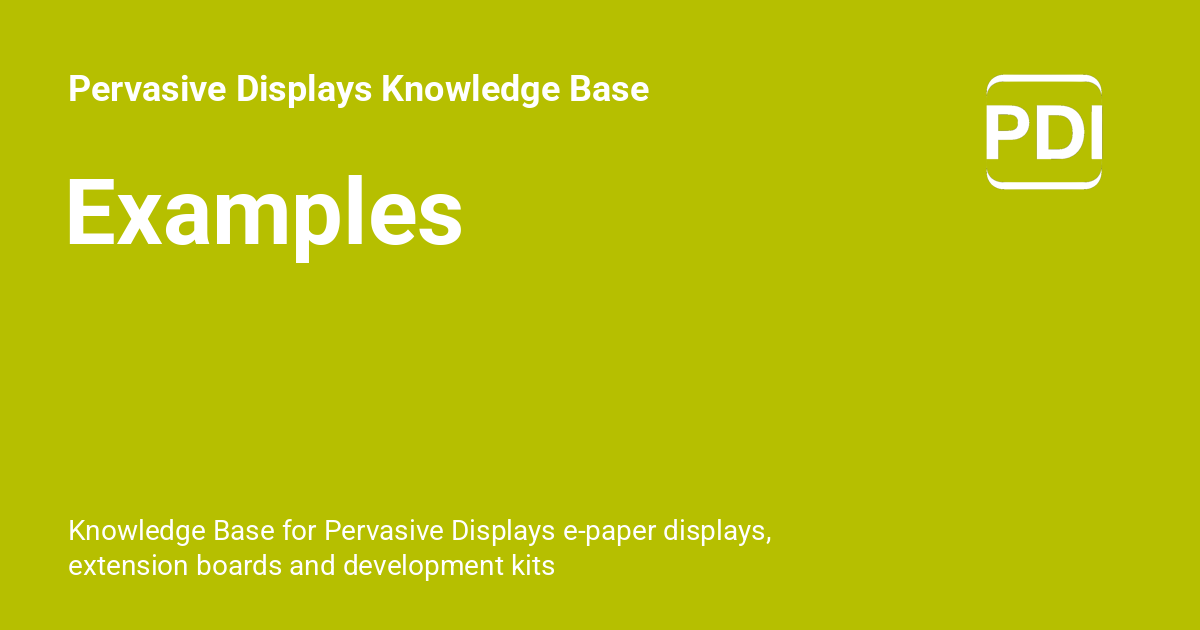 Examples - Pervasive Displays Knowledge Base