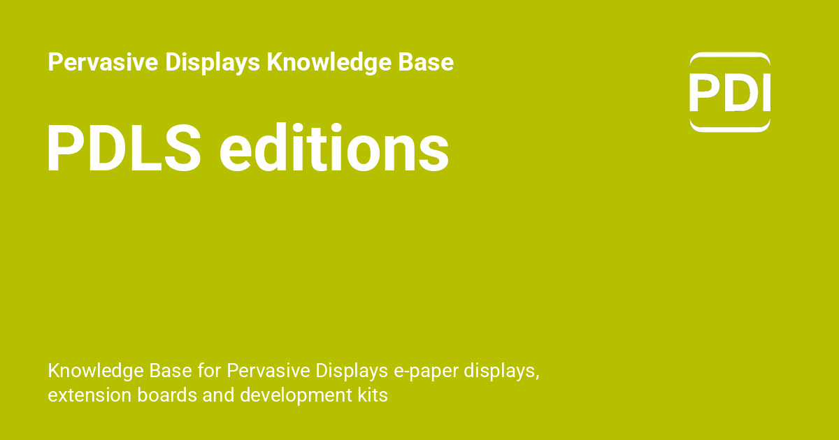 PDLS editions - Pervasive Displays Knowledge Base